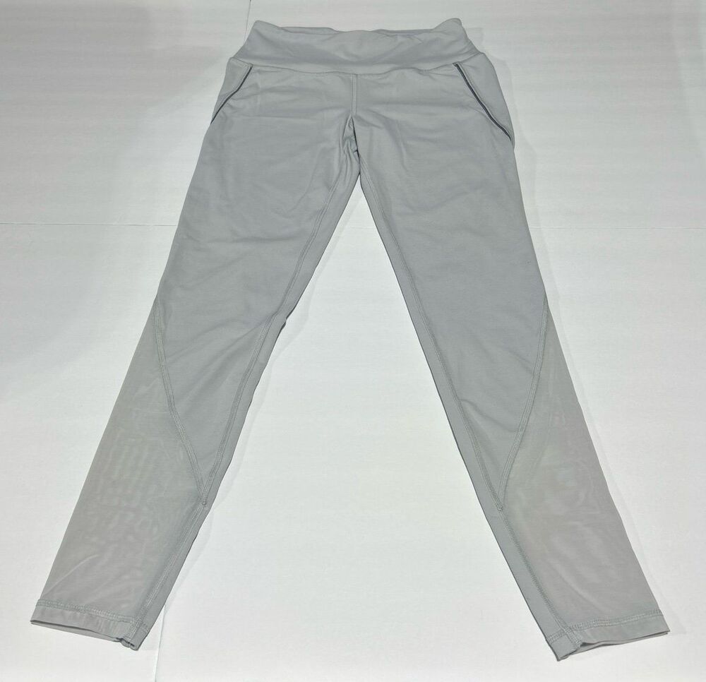 Victoria Sport Women's Small Light Gray High-Rise Athletic Leggings - Picture 2 of 6